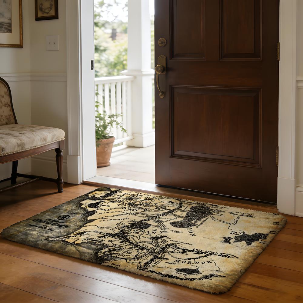 Floor Mat Soft Flannel Rug Non Slip Absorbent Mat for Bathroom Bedroom Home Decor L Lords Game Rings 50x80cm
Floor Mat Soft Flannel Rug Non Slip Absorbent Mat for Bathroom Bedroom Home Decor L Lords Game Rings 50x80cm