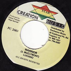 7inch Record LUCIANO - Warrior NONE Creation Star M 2003 Jamaica Reggae, Ska & Dub Used
7inch Record LUCIANO - Warrior NONE Creation Star M 2003 Jamaica Reggae, Ska & Dub Used