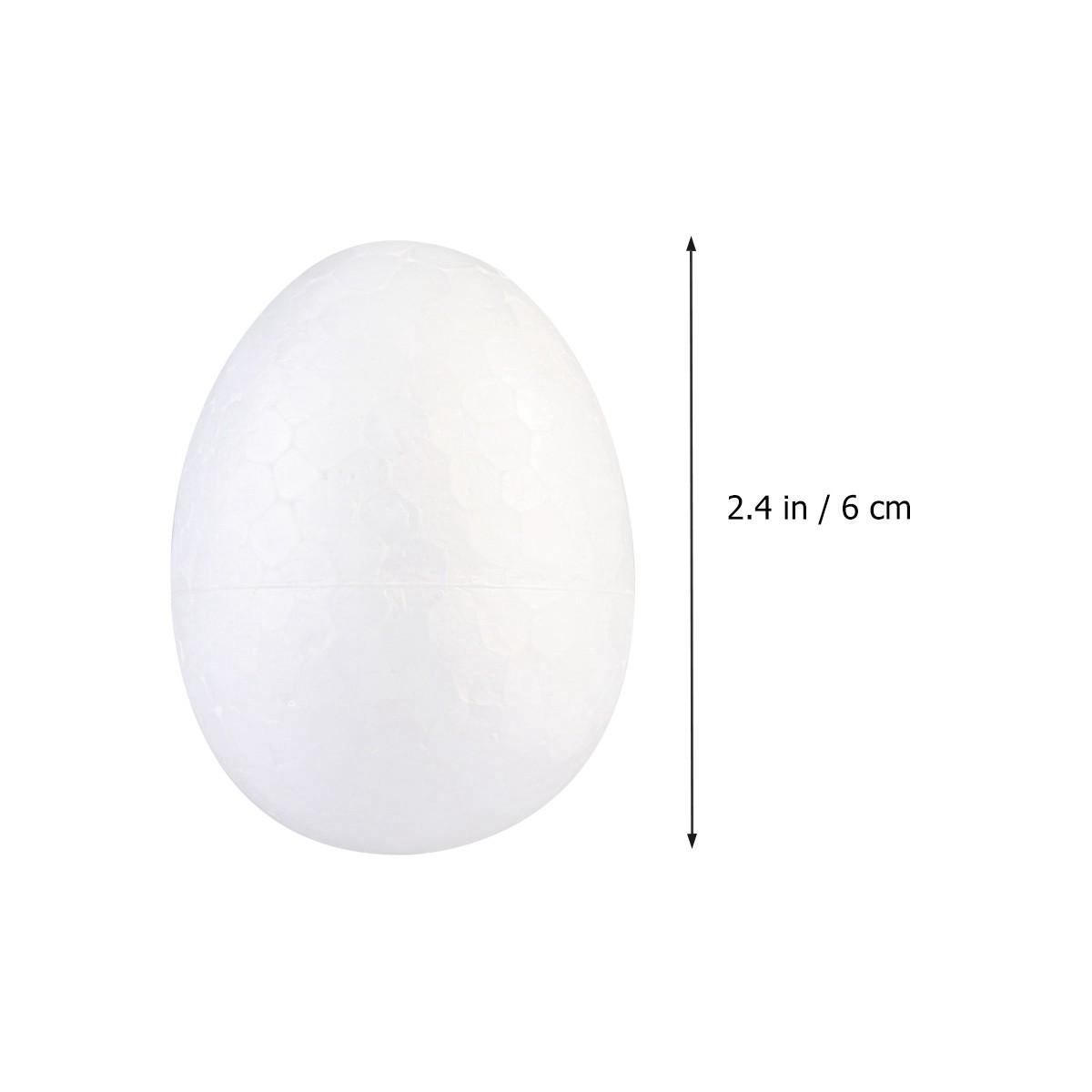 10Pcs Egg Foam Solid White 8Cm DIY Easter Eggs for Kids Festival Craft Decorative Accessories for Easter Halloween Christmas 6X4.3X4.3CM
10Pcs Egg Foam Solid White 8Cm DIY Easter Eggs for Kids Festival Craft Decorative Accessories for Easter Halloween Christmas 6X4.3X4.3CM