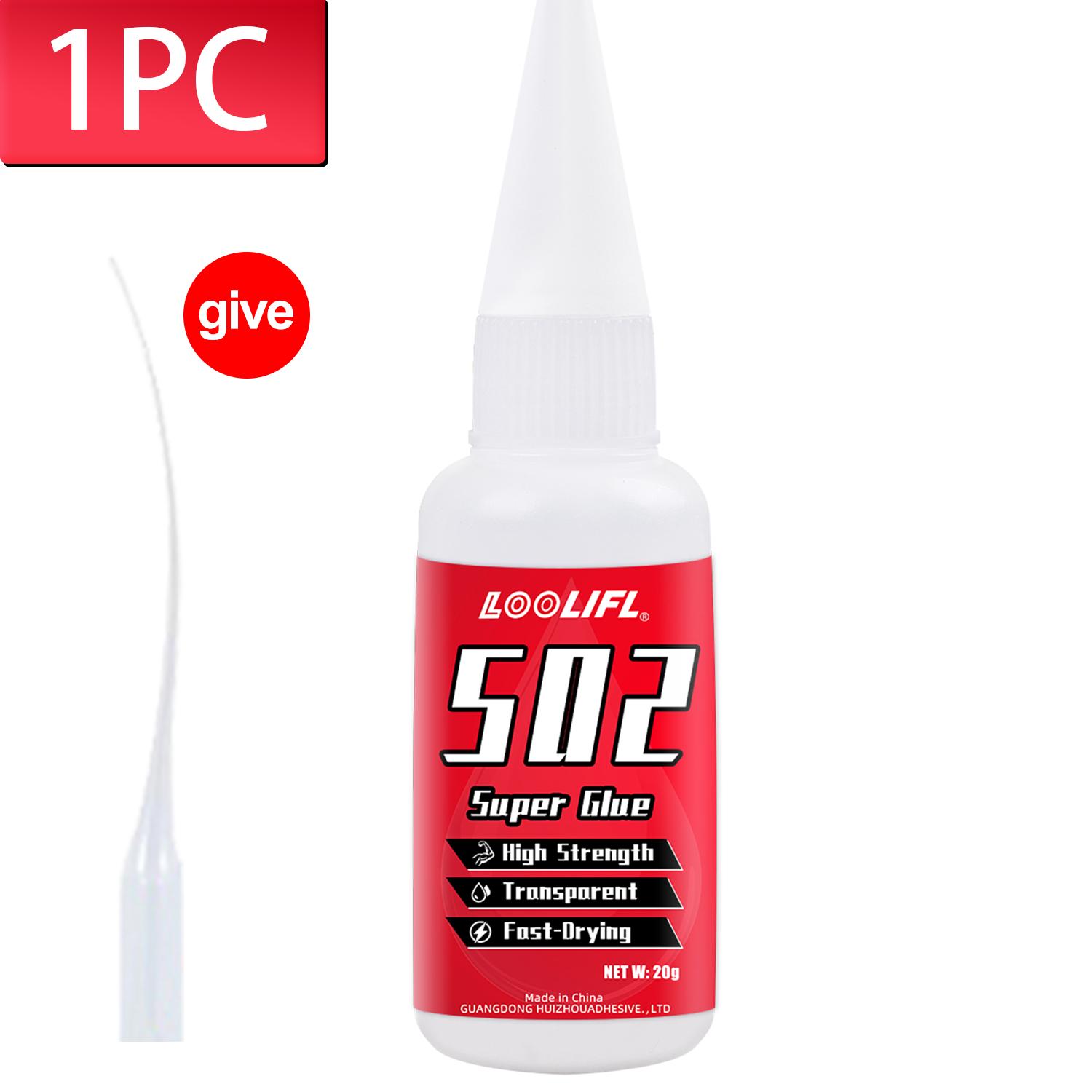 1-5Pcs Loolifl 502 Super Glue Instant Quick-Drying Cyanoacrylate Adhesive Leather Rubber Wood Metal Strong Bond Liquid Glue Tool
1-5Pcs Loolifl 502 Super Glue Instant Quick-Drying Cyanoacrylate Adhesive Leather Rubber Wood Metal Strong Bond Liquid Glue Tool