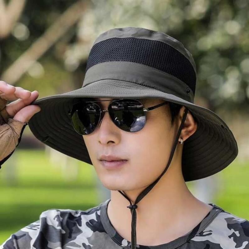 Men s Leisure Sports Fishing Hiking Adjustable Strap Hat C6621_Gray
Men s Leisure Sports Fishing Hiking Adjustable Strap Hat C6621_Gray