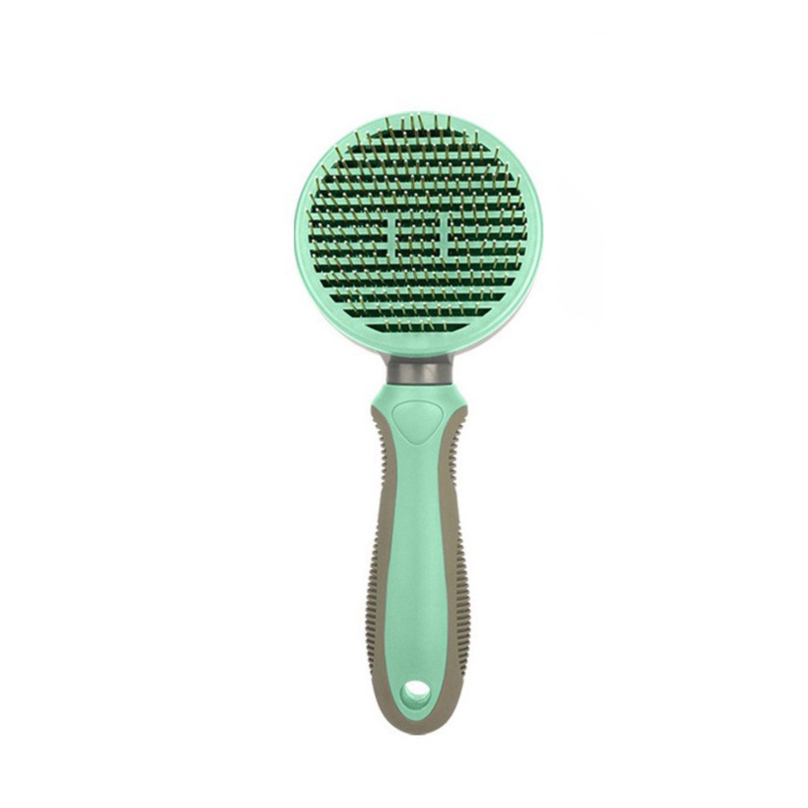 Pet Grooming Brush Shedding Comb Hair Removal Tool for Dogs Cats Effective Fur Cleaning and Detangling with Comfortable Handle one size зелений
Pet Grooming Brush Shedding Comb Hair Removal Tool for Dogs Cats Effective Fur Cleaning and Detangling with Comfortable Handle one size зелений
