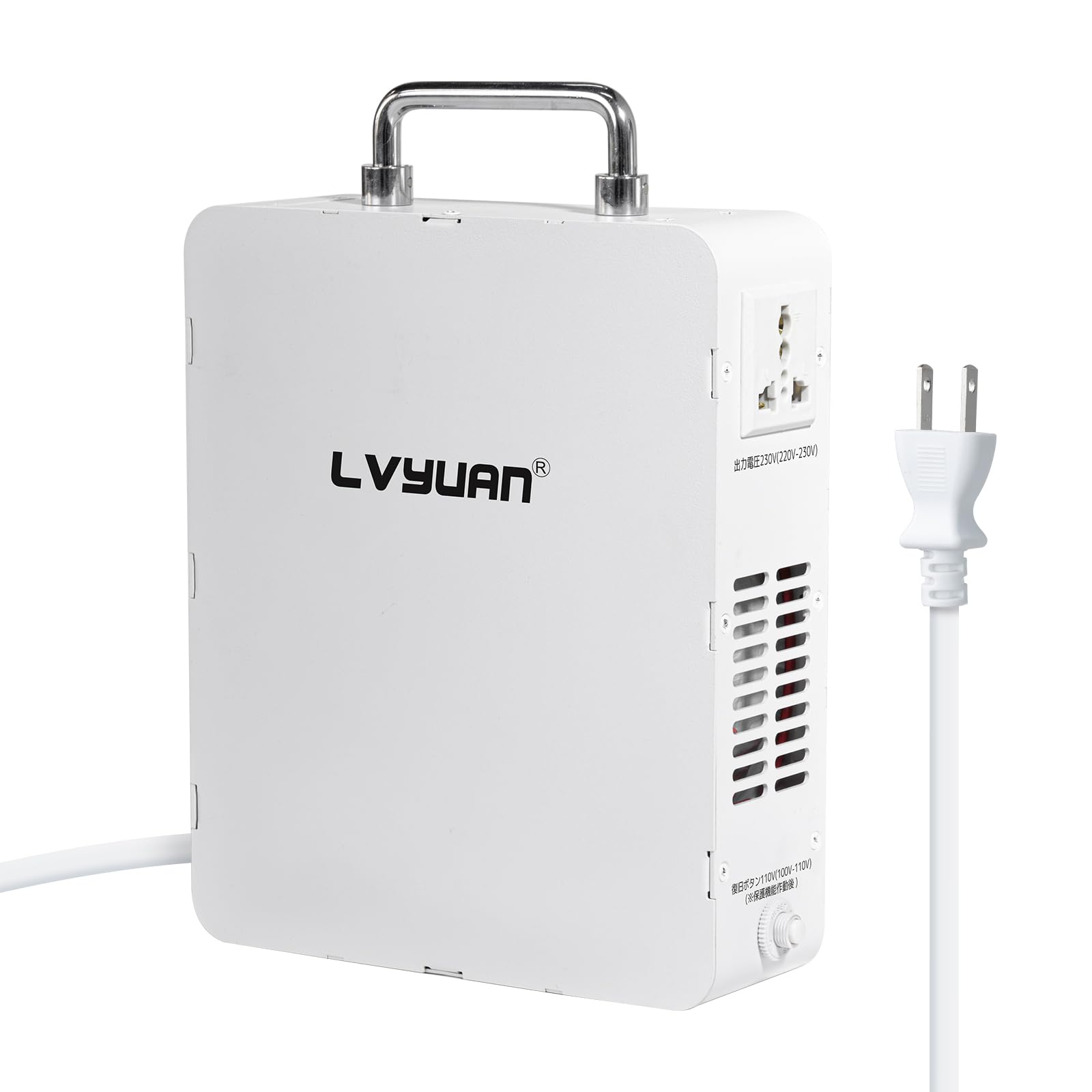 LVYUAN Transformer 3000W New Type Stylish Transformer Machine Portable Transformer Up Transformer Use overseas electrical products in Japan Power
LVYUAN Transformer 3000W New Type Stylish Transformer Machine Portable Transformer Up Transformer Use overseas electrical products in Japan Power