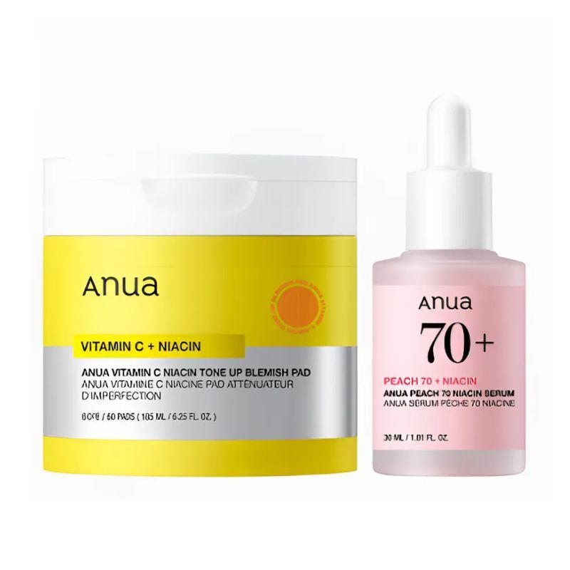 ANUA Double Tone-Up Whitening Set 1set
ANUA Double Tone-Up Whitening Set 1set