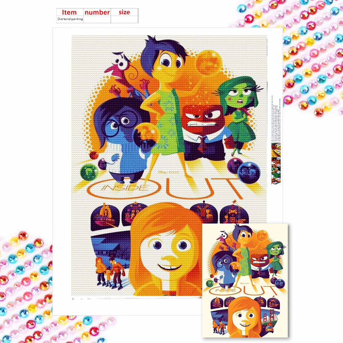 Full Round Diamond Painting Inside Out Art Rhinestone Picture Mosaic DIY 5D Cross Stitch Embroidery Home Decoration Round 20x30cm
Full Round Diamond Painting Inside Out Art Rhinestone Picture Mosaic DIY 5D Cross Stitch Embroidery Home Decoration Round 20x30cm