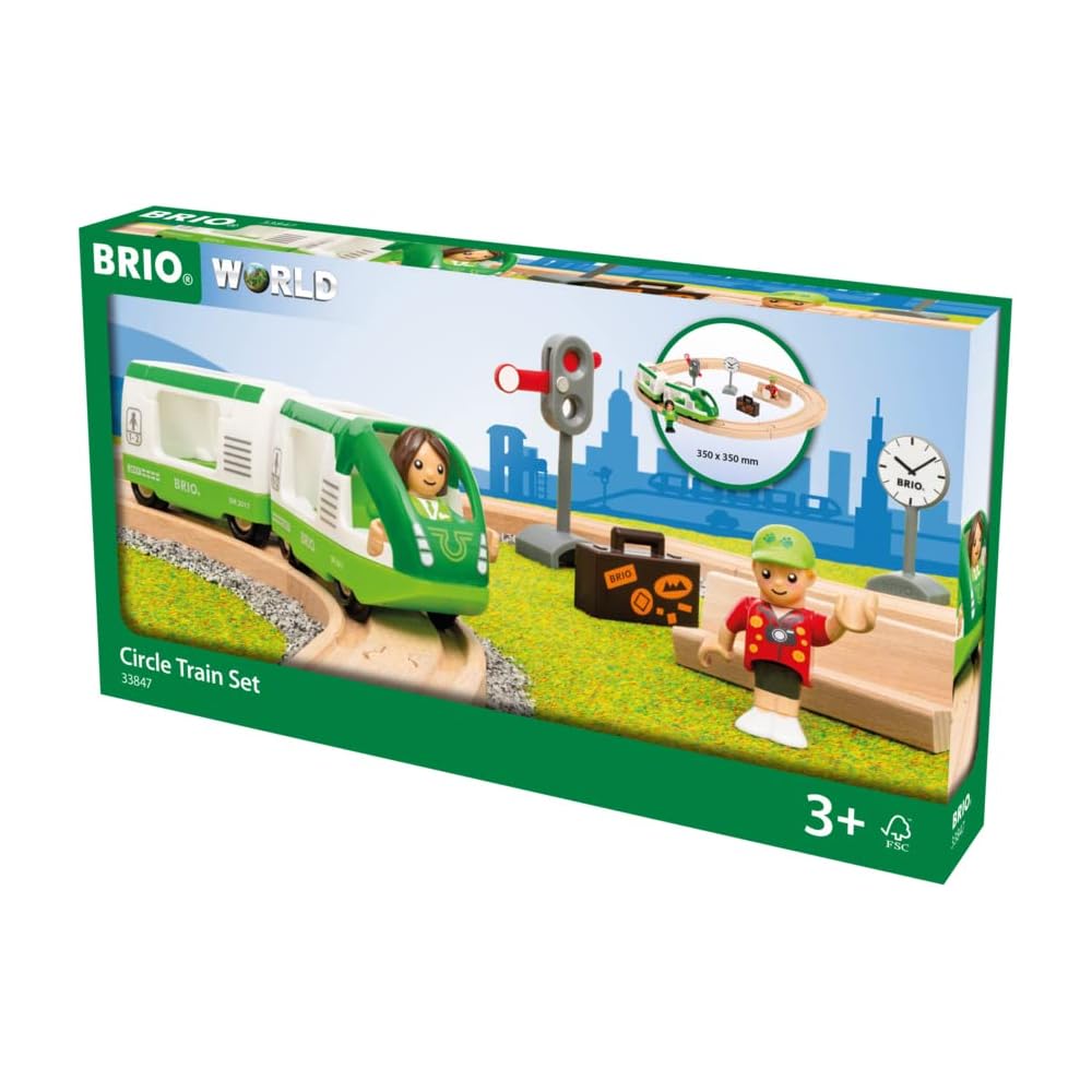 Brio Train Starter Set 33847 Wooden Toy with Tracks for Ages 3 and Up
Brio Train Starter Set 33847 Wooden Toy with Tracks for Ages 3 and Up