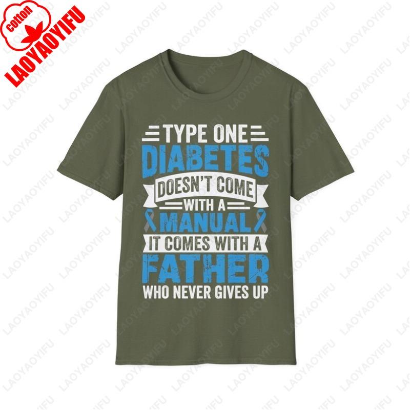 Type One Diabetes Warrior Father Cotton TShirt Unisex Softstyle Awareness Supportive Gift Tops Men Women Diabetic Advocate Tees 4XL
Type One Diabetes Warrior Father Cotton TShirt Unisex Softstyle Awareness Supportive Gift Tops Men Women Diabetic Advocate Tees 4XL