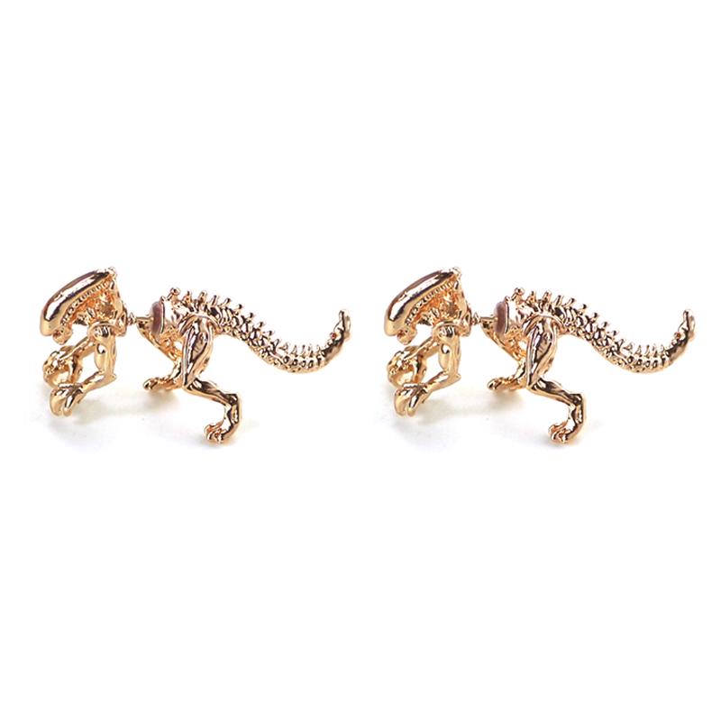 Cool Alien Earrings Black Enamel Stud Earrings For Women Animal Piercing Ear 3D Scary Dinosaur Earrings Jewelry Gifts рожевий колір золота
Cool Alien Earrings Black Enamel Stud Earrings For Women Animal Piercing Ear 3D Scary Dinosaur Earrings Jewelry Gifts рожевий колір золота