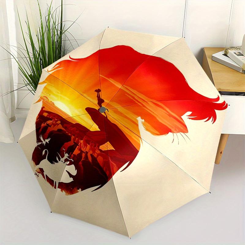 Lion King,Sunset Automatic folding umbrella, 8 ribs portable foldable design, best choice for business and going out, birthday, Halloween, C
Lion King,Sunset Automatic folding umbrella, 8 ribs portable foldable design, best choice for business and going out, birthday, Halloween, C