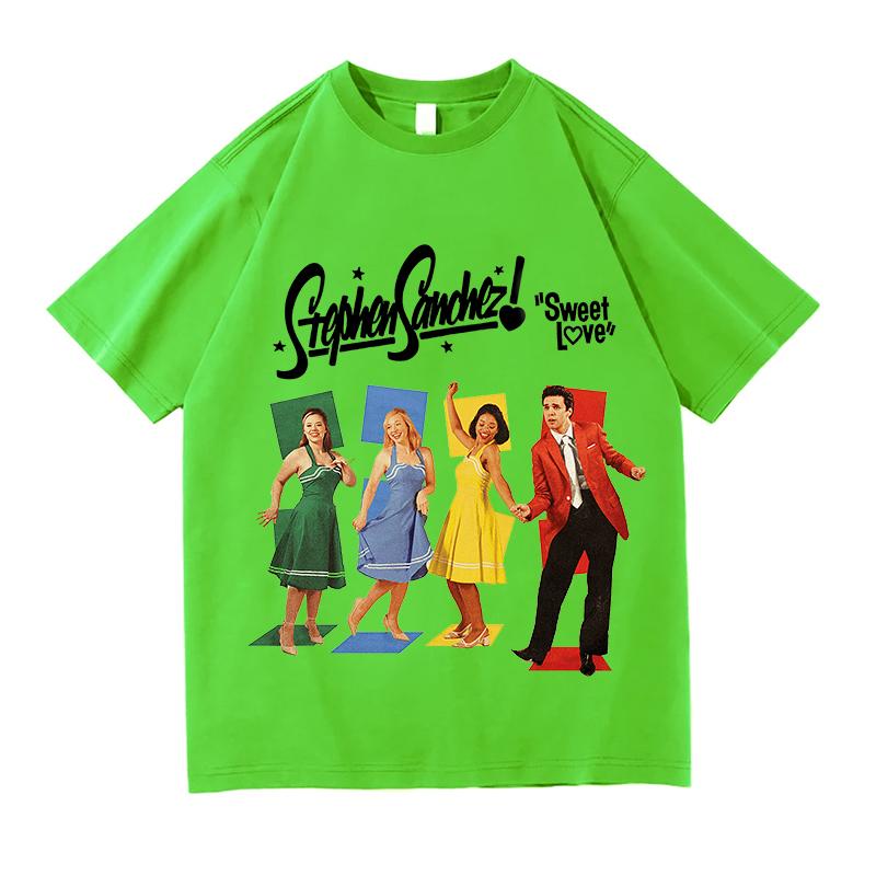 Stephen Sanchez Love Love Love Tee Short Sleeve Oneck Summer Female Tshirt Casual Loose Design Graphic Merch Women Top Clothes 4XL
Stephen Sanchez Love Love Love Tee Short Sleeve Oneck Summer Female Tshirt Casual Loose Design Graphic Merch Women Top Clothes 4XL