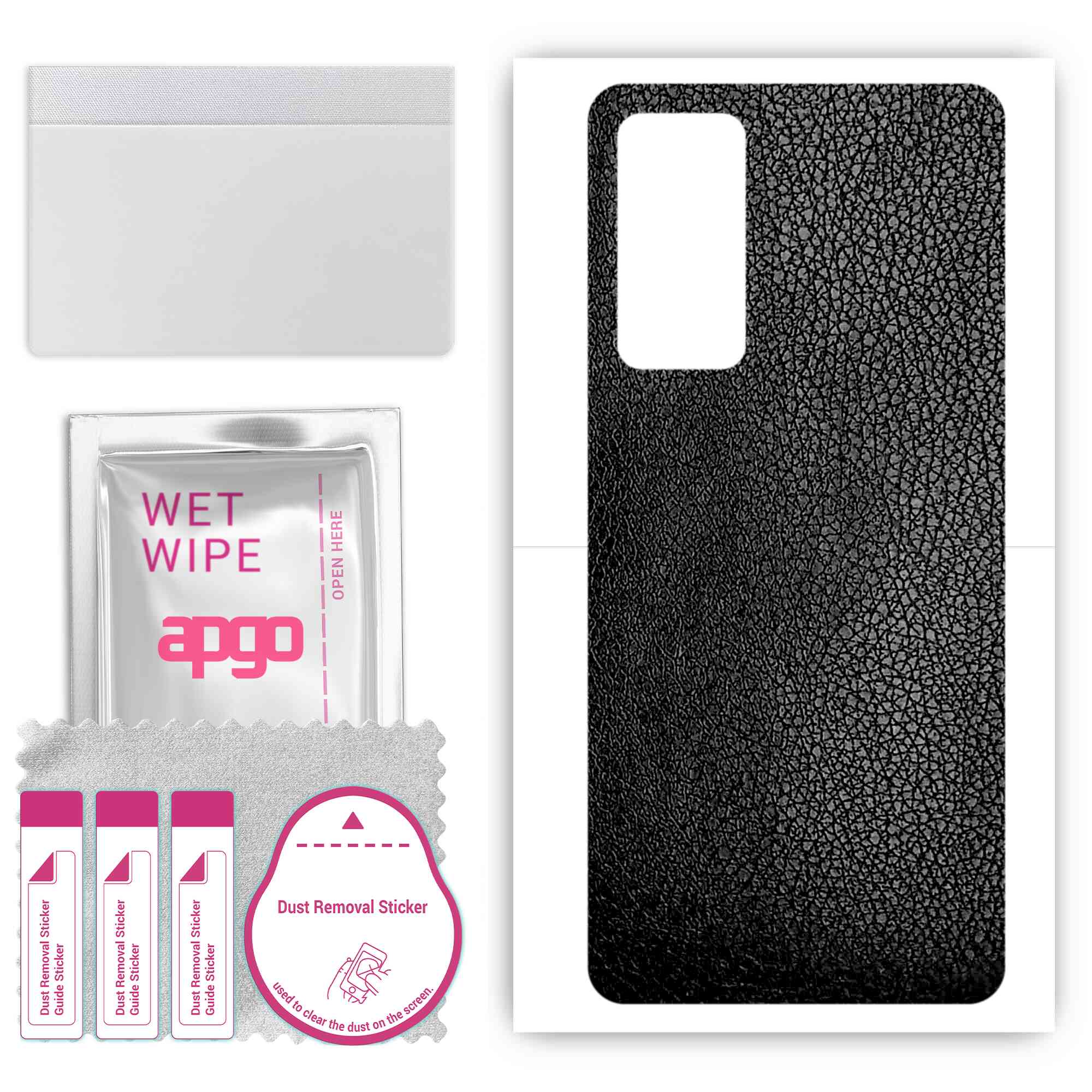 apgo Protective Skin Sticker for the back compatible with Honor Play4, Wrap Film, Foil, Vinyl - Pattern Black Leather
apgo Protective Skin Sticker for the back compatible with Honor Play4, Wrap Film, Foil, Vinyl - Pattern Black Leather