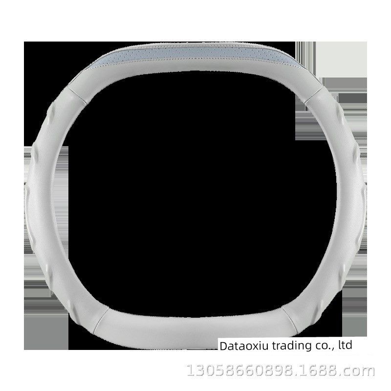 New Universal Leather Sports Car Steering Wheel Cover, Suitable for All Seasons, Non-Slip, Sweat-Absorbent, Breathable, Cartoon-Style Car Handle Cover Elegant Gray Double D
New Universal Leather Sports Car Steering Wheel Cover, Suitable for All Seasons, Non-Slip, Sweat-Absorbent, Breathable, Cartoon-Style Car Handle Cover Elegant Gray Double D