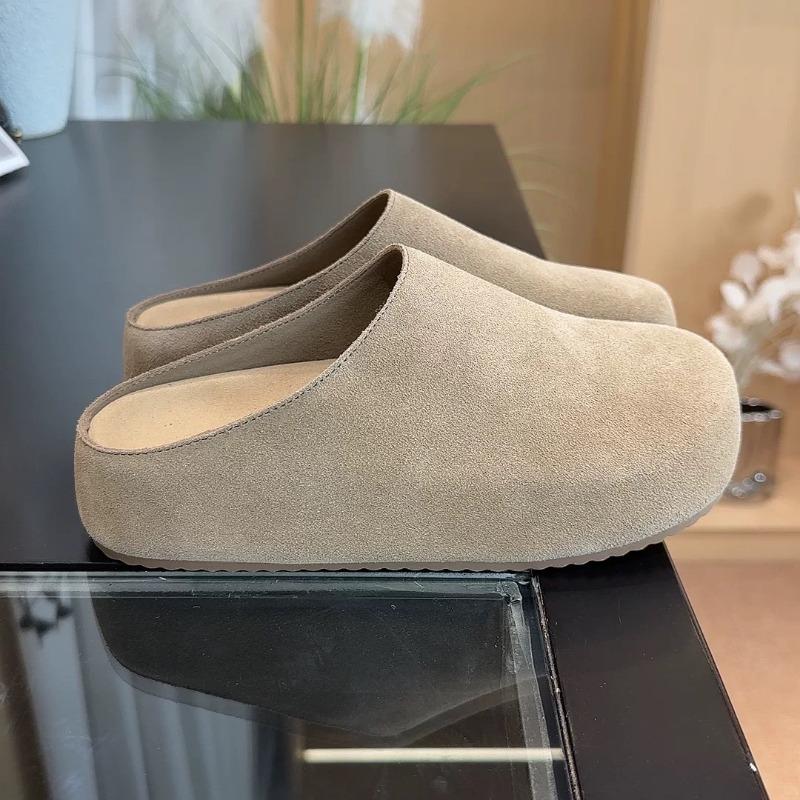 Осенние женские мягкие тапочки-ленивки с закрытым носком, женские тапочки на толстой подошве с одним педалем 42 песочный
Осенние женские мягкие тапочки-ленивки с закрытым носком, женские тапочки на толстой подошве с одним педалем 42 песочный