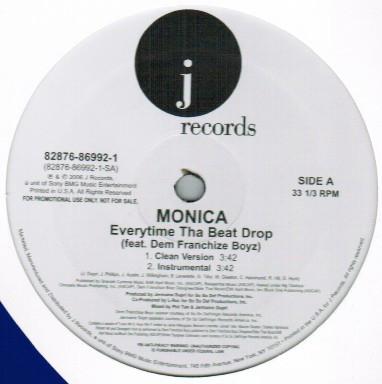 12inch Record MONICA, DEM FRANCHIZE BOYZ - Everytime Tha Beat Drop 82876869921 J Records 2005 US Rap & Hip-Hop/R&B Used
12inch Record MONICA, DEM FRANCHIZE BOYZ - Everytime Tha Beat Drop 82876869921 J Records 2005 US Rap & Hip-Hop/R&B Used