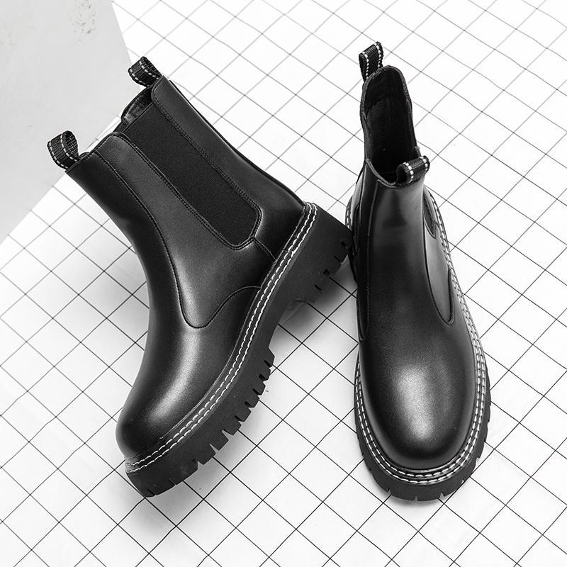 Martin boots men s thick-soled medium-top British style men s boots spring and summer high-top black heightening tooling Chelsea short boots 38 чёрный
Martin boots men s thick-soled medium-top British style men s boots spring and summer high-top black heightening tooling Chelsea short boots 38 чёрный
