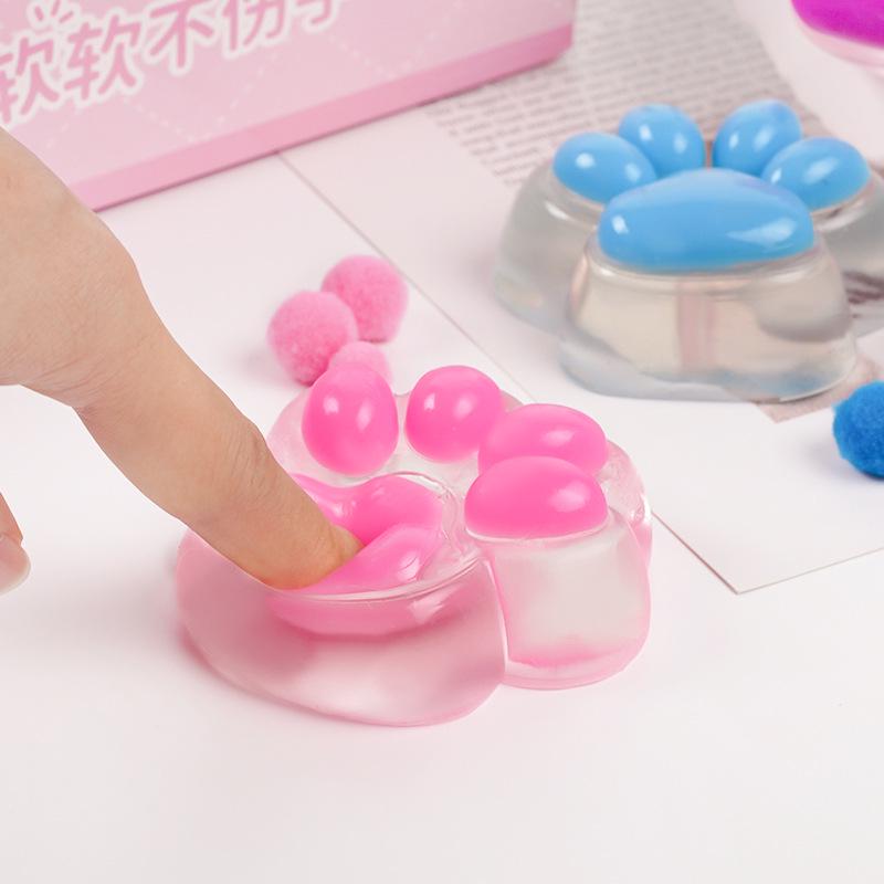 Large Crystal Transparent Jelly Cat Paw Decompression Squeeze Toy One Piece рожевий червоний колір
Large Crystal Transparent Jelly Cat Paw Decompression Squeeze Toy One Piece рожевий червоний колір