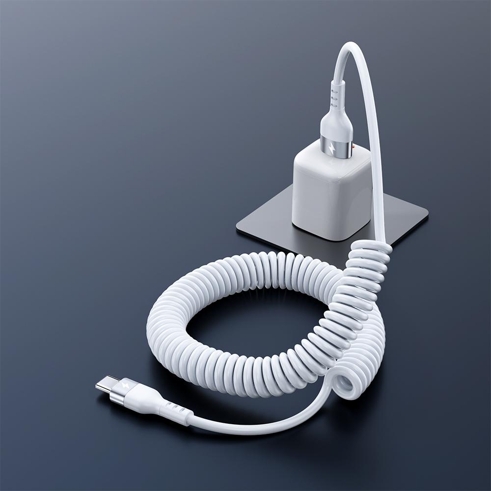 66 Вт 5A USB Type-C быстрая зарядка дата пружина телескопический шнур для Samsung S24 Xiaomi Huawei Android телефон автомобильный USB C зарядный кабель 1m белый
66 Вт 5A USB Type-C быстрая зарядка дата пружина телескопический шнур для Samsung S24 Xiaomi Huawei Android телефон автомобильный USB C зарядный кабель 1m белый