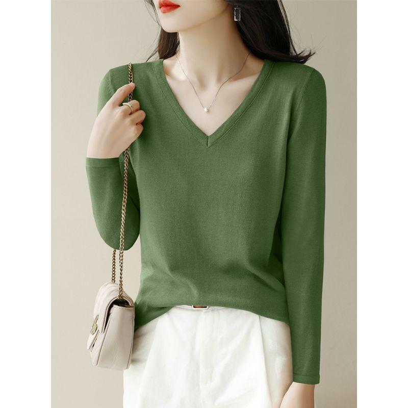 Новое поступление Французский стиль V-образный вырез Ангола красный Мода Базовые топы Женский Зимний дизайн Свободный Приталенный Длинные рукава Вязаная одежда Pea Green M
Новое поступление Французский стиль V-образный вырез Ангола красный Мода Базовые топы Женский Зимний дизайн Свободный Приталенный Длинные рукава Вязаная одежда Pea Green M