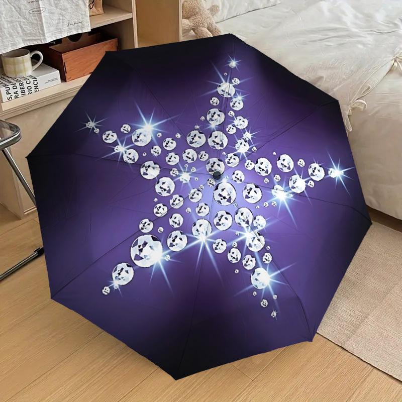 1pc Diamond Star Automatic Folding Umbrella, Casual Outdoor Accessory, Birthday Festival Gift yy251126111
1pc Diamond Star Automatic Folding Umbrella, Casual Outdoor Accessory, Birthday Festival Gift yy251126111
