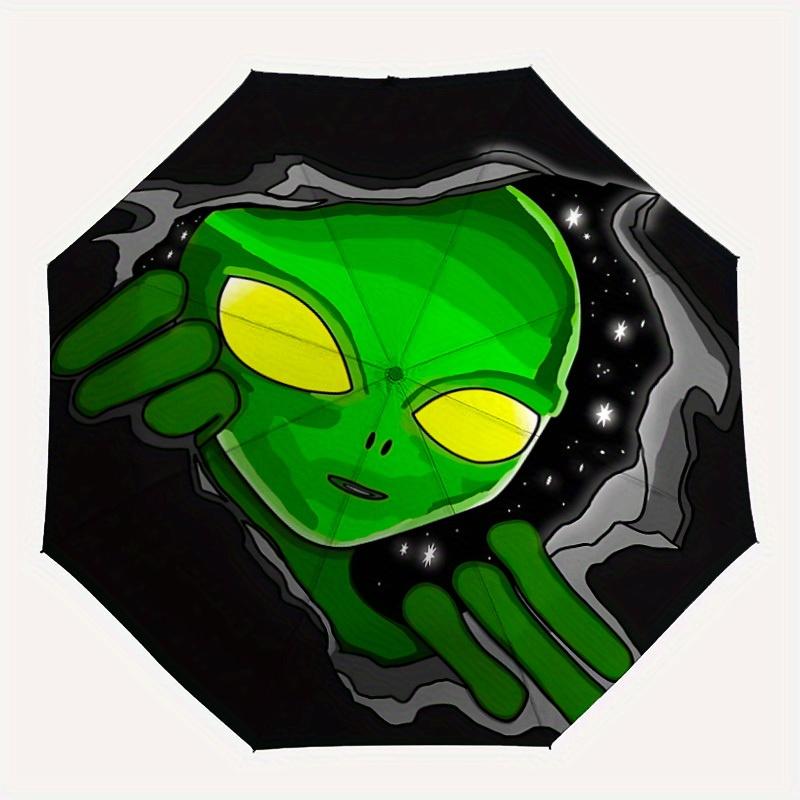 1pc Alien HeadAutomatic Folding Umbrella, Portable & Foldable Design with 8 Ribs, Casual Outdoor Accessory yy250804205
1pc Alien HeadAutomatic Folding Umbrella, Portable & Foldable Design with 8 Ribs, Casual Outdoor Accessory yy250804205