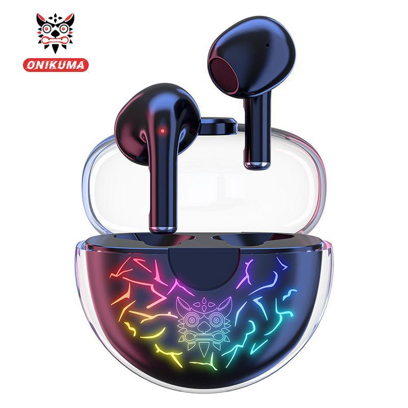 ONIKUMA Беспроводные игровые наушники 60 мс с низкой задержкой Hi-Fi стерео сабвуфер Музыкальная гарнитура-вкладыш Наушники с RGB-подсветкой, совместимые с Android IOS чёрный
ONIKUMA Беспроводные игровые наушники 60 мс с низкой задержкой Hi-Fi стерео сабвуфер Музыкальная гарнитура-вкладыш Наушники с RGB-подсветкой, совместимые с Android IOS чёрный