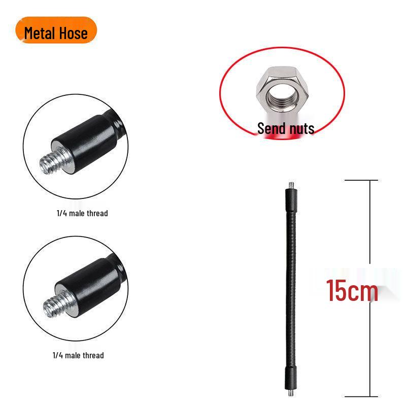 Universal Flexible Metal Hose Holder & Tripod Extension for Lighting/Streaming
Universal Flexible Metal Hose Holder & Tripod Extension for Lighting/Streaming