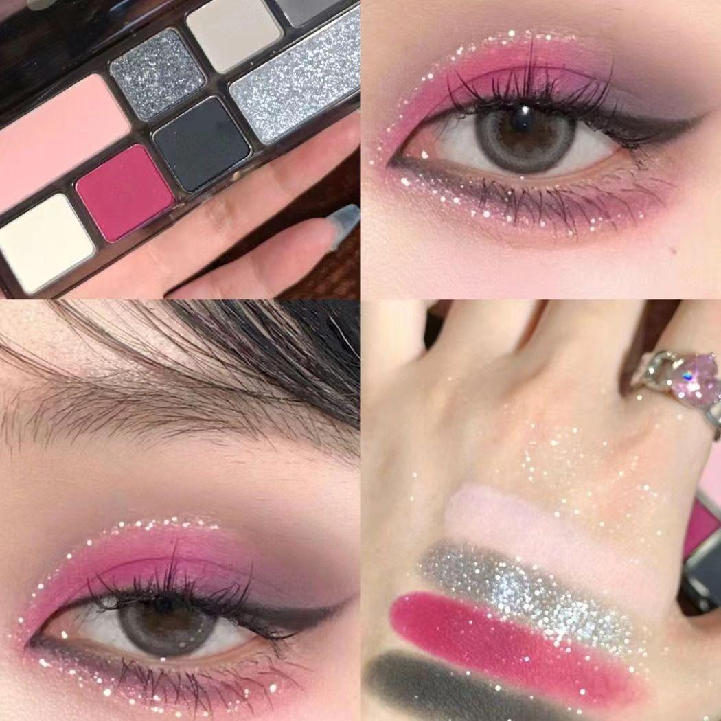 Spicy Punk Smoky Eyeshadow Palette: Portable, Glittery Rose Red Shades for a Cool, Sweet Look.
Spicy Punk Smoky Eyeshadow Palette: Portable, Glittery Rose Red Shades for a Cool, Sweet Look.