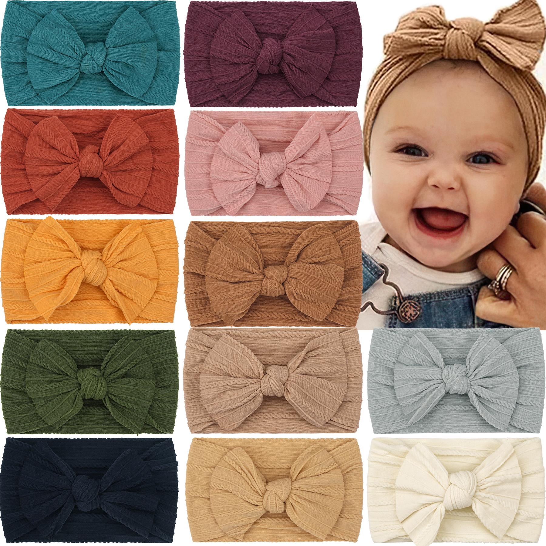 5Pcs Infant Nylon Headband Hair Bows Stretchy Knotted Headwear for Baby Girls Newborn Boys Girls Hair Accessories
5Pcs Infant Nylon Headband Hair Bows Stretchy Knotted Headwear for Baby Girls Newborn Boys Girls Hair Accessories