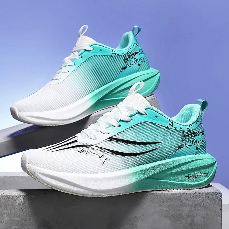 Gradient Color Running Shoes Breathable Mesh Lightweight Athletic Sneakers with Graffiti Design 45 зелений
Gradient Color Running Shoes Breathable Mesh Lightweight Athletic Sneakers with Graffiti Design 45 зелений