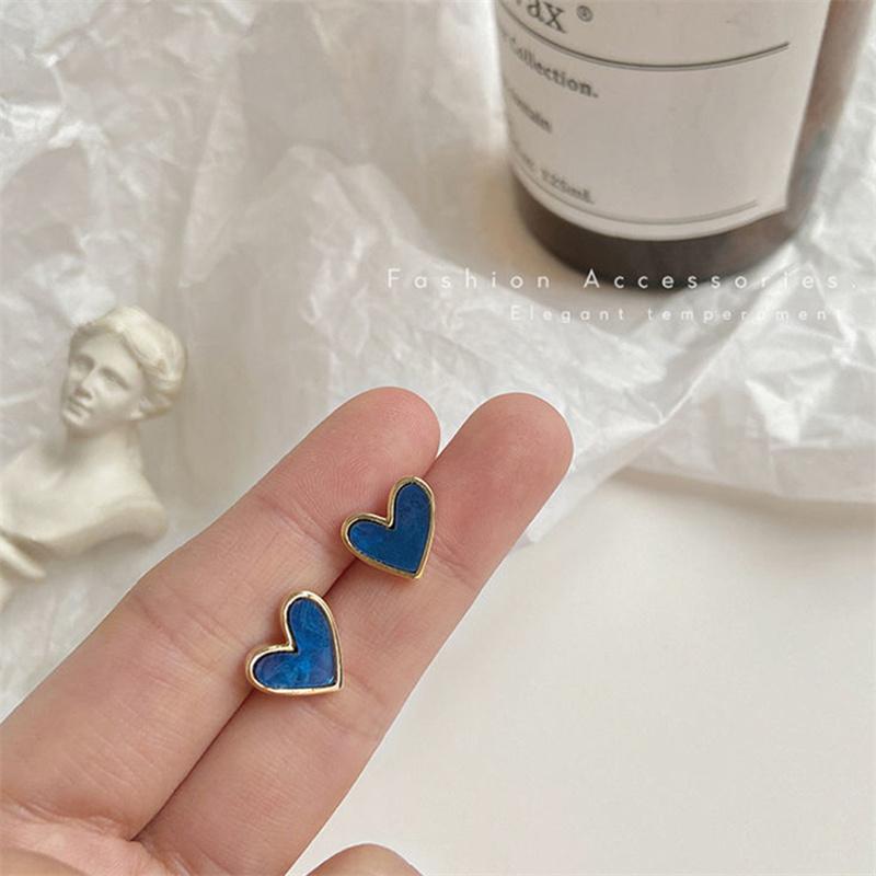 Милые серьги в форме сердца с блестящим циркониевым камнем, серьги-гвоздики из розового золота для женщин, модные ювелирные изделия, подарок синий
Милые серьги в форме сердца с блестящим циркониевым камнем, серьги-гвоздики из розового золота для женщин, модные ювелирные изделия, подарок синий