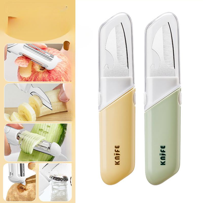 Нож для чистки овощей и фруктов 5-в-1 портативный для общежития складной открывалка для бутылок для студенческого офиса 2packs жёлтый/мятный зеленый
Нож для чистки овощей и фруктов 5-в-1 портативный для общежития складной открывалка для бутылок для студенческого офиса 2packs жёлтый/мятный зеленый