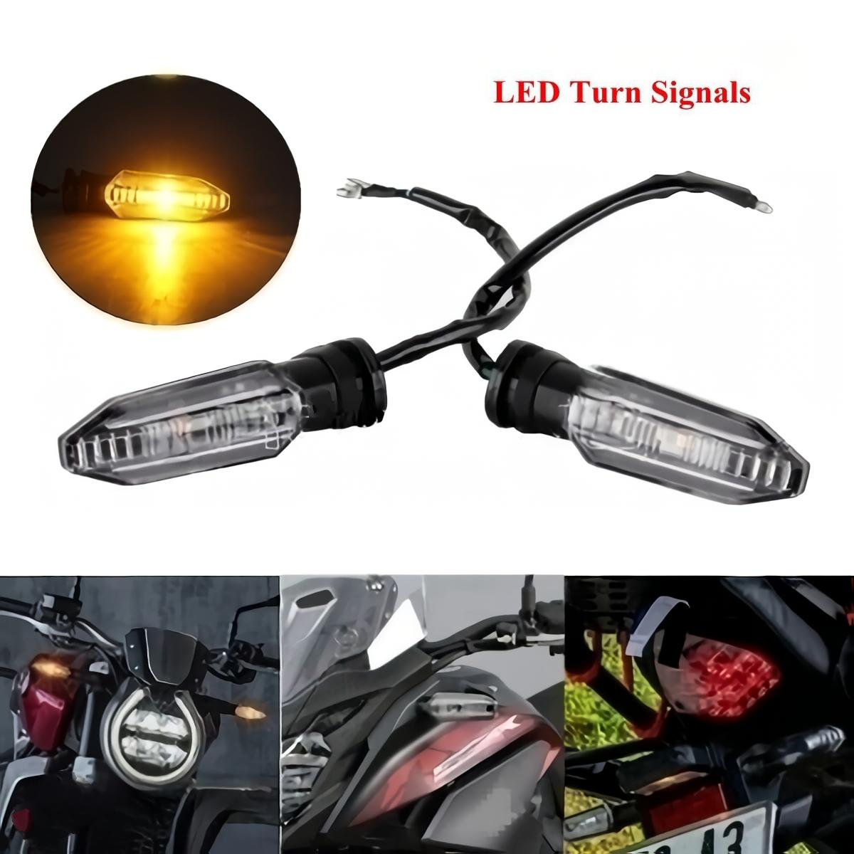 2Pcs Motorcycle Turn Signals Lights 12V LED Turn Signal Indicator Light For HONDA X-ADV 750 CB1000R CB1100RS CBR650R
2Pcs Motorcycle Turn Signals Lights 12V LED Turn Signal Indicator Light For HONDA X-ADV 750 CB1000R CB1100RS CBR650R