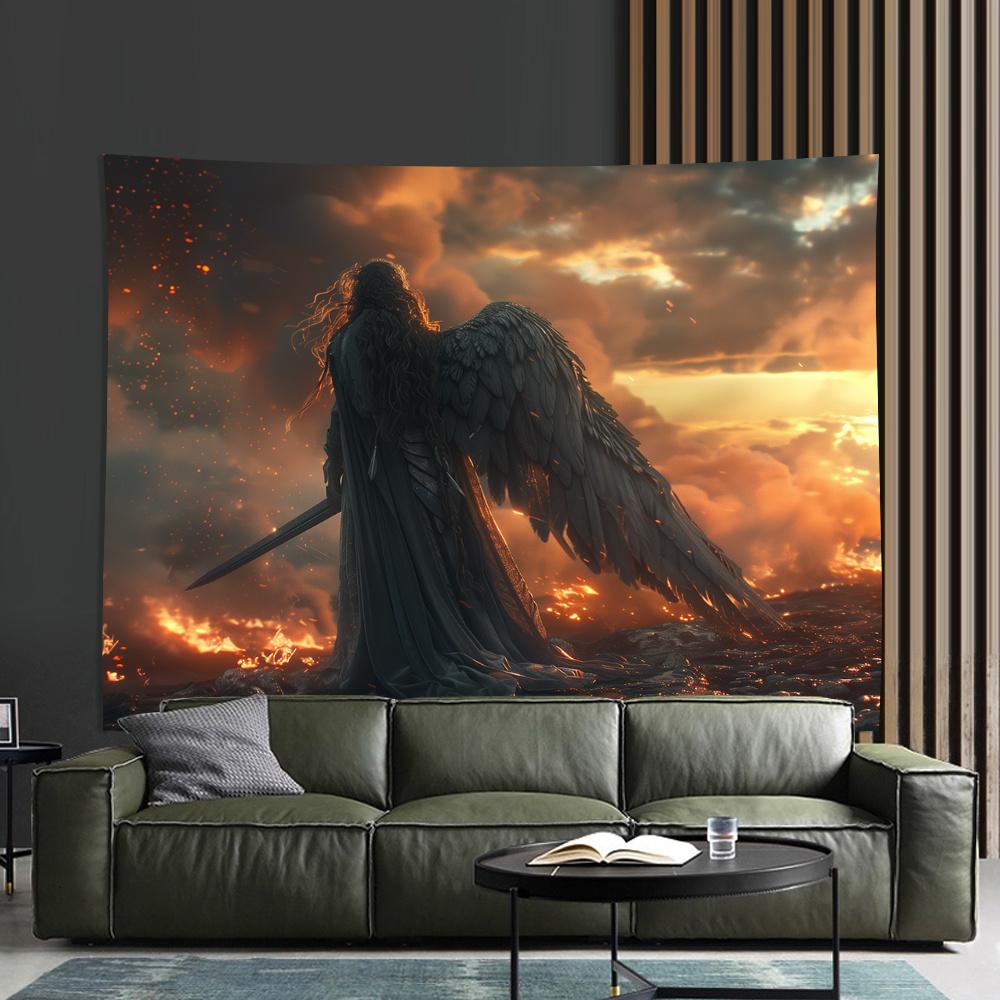 Angel Armor Pattern Digital printing polyester wall hanging tapestry decorative Living room bedrooms Office background gift 74x94cm(29x37in)
Angel Armor Pattern Digital printing polyester wall hanging tapestry decorative Living room bedrooms Office background gift 74x94cm(29x37in)