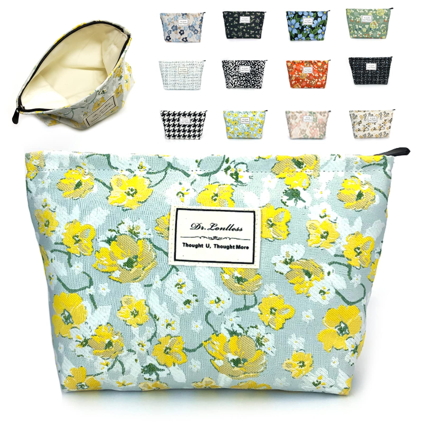 znmeny Косметичка Большая квадратная сумка для хранения Дорожный чехол Цветочный Женский чехол, Чехол, Вместимость, Милый, Стильный, Чехол, Портативный, (Желтый принт)
znmeny Косметичка Большая квадратная сумка для хранения Дорожный чехол Цветочный Женский чехол, Чехол, Вместимость, Милый, Стильный, Чехол, Портативный, (Желтый принт)