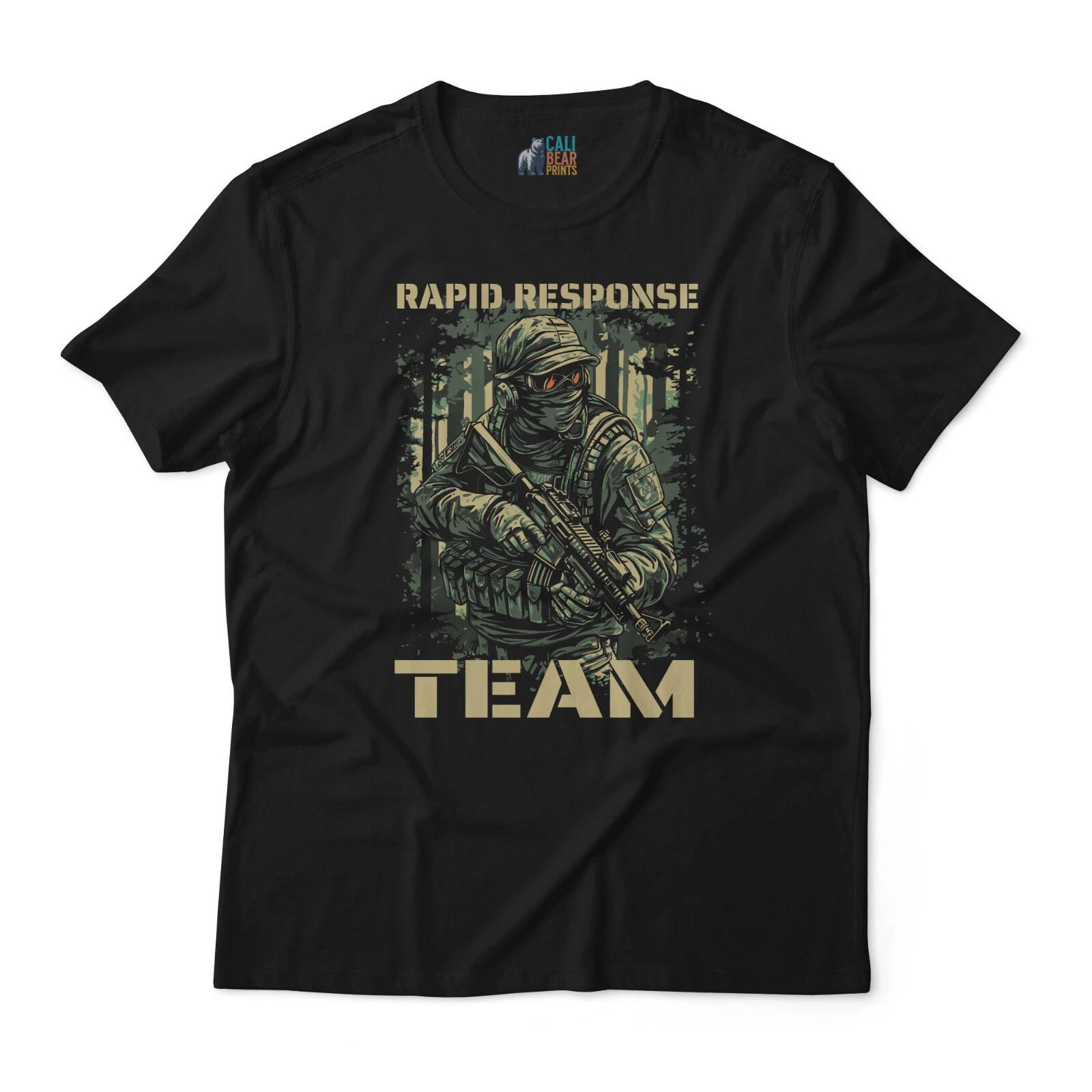 Rapid Response Team Tactical T shirt - Military Design Graphic Tee S
Rapid Response Team Tactical T shirt - Military Design Graphic Tee S