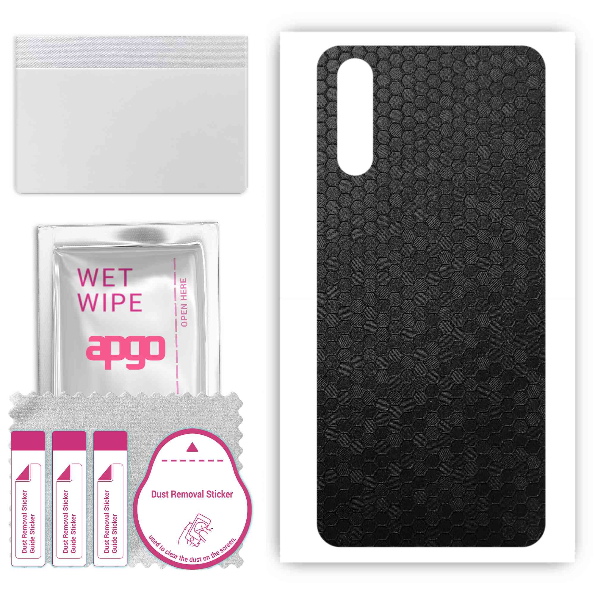 apgo Protective Skin Sticker for the back compatible with vivo iQOO Neo 855, Wrap Film, Foil, Vinyl - Pattern Black Honeycomb
apgo Protective Skin Sticker for the back compatible with vivo iQOO Neo 855, Wrap Film, Foil, Vinyl - Pattern Black Honeycomb