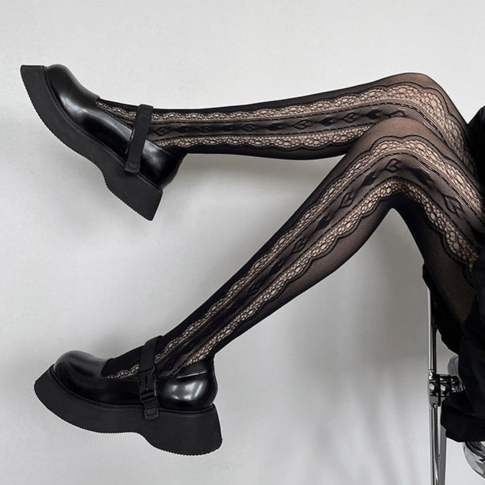 Spring and Summer Hollow Thin Love Lolita Women s Pantyhose Leggings Wavy Edge Fishnet Socks Lace Pantyhose one size fits all чёрный
Spring and Summer Hollow Thin Love Lolita Women s Pantyhose Leggings Wavy Edge Fishnet Socks Lace Pantyhose one size fits all чёрный