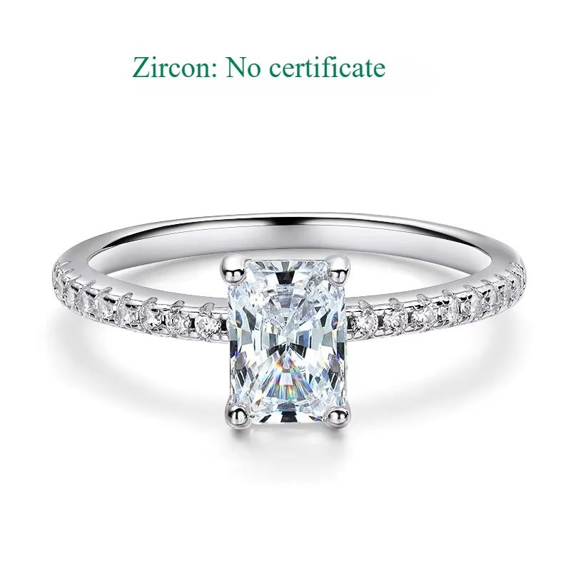 Smyoue 1-4CT Emerald/radiant Cut Moissanite Ring for Women Engagement Wedding Bride 100% Silver 925 Jewelry Certified 9&1CT US size
Smyoue 1-4CT Emerald/radiant Cut Moissanite Ring for Women Engagement Wedding Bride 100% Silver 925 Jewelry Certified 9&1CT US size