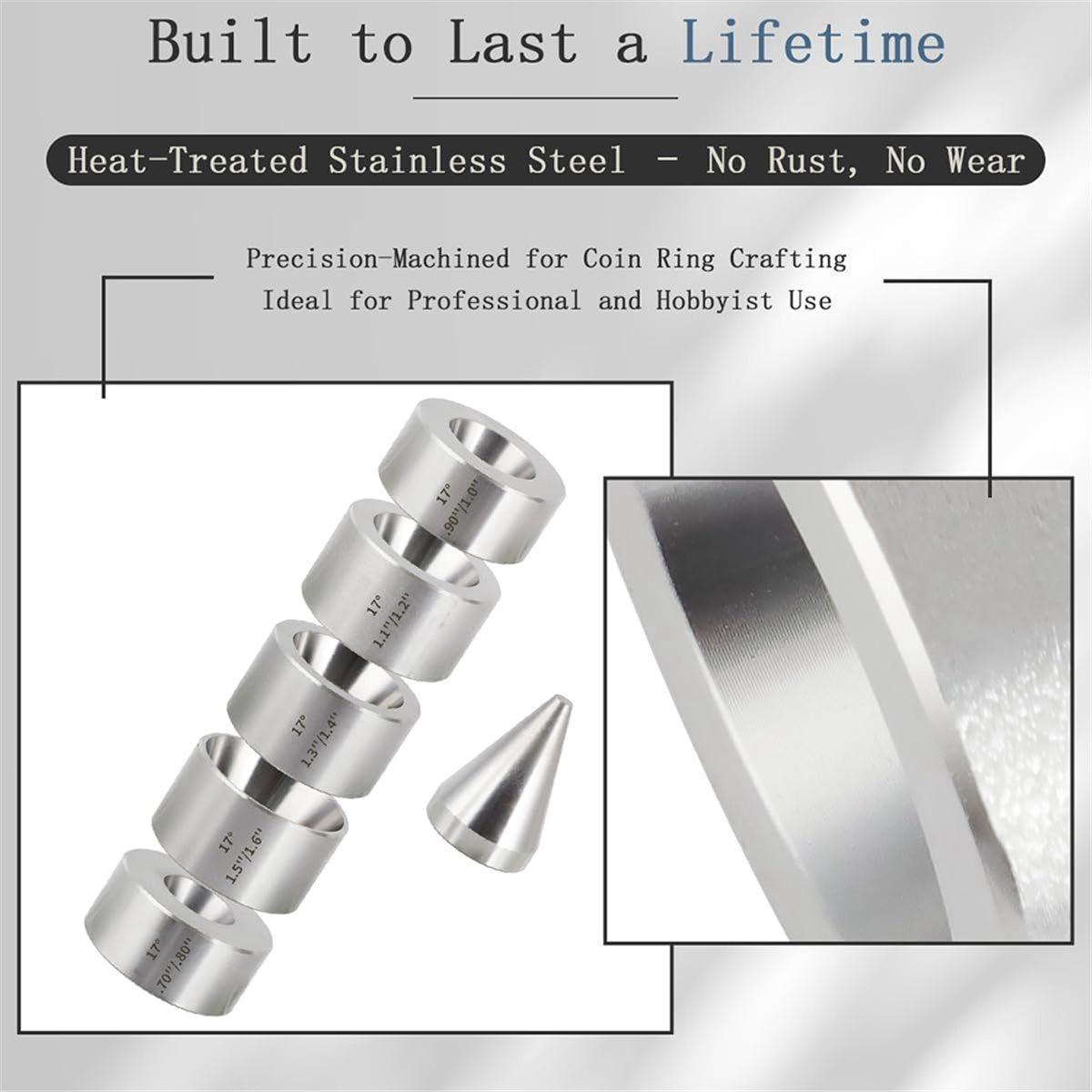 2026 New 17 Degree Five Piece Set Folding Reduction Die Stainless Steel Stabilizer Folding Cone Die Set Ring Making Tool China Mainland
2026 New 17 Degree Five Piece Set Folding Reduction Die Stainless Steel Stabilizer Folding Cone Die Set Ring Making Tool China Mainland
