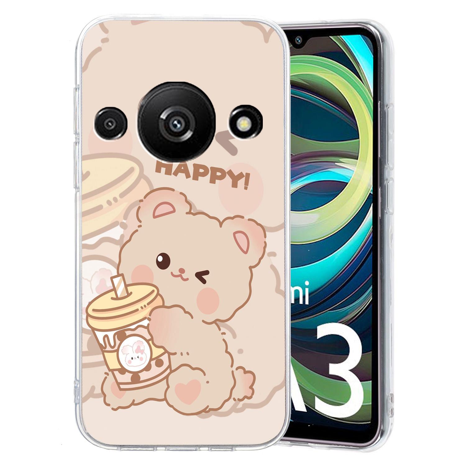 For Xiaomi Redmi A3 4G/Poco C61 4G TPU Case Pattern Printing Phone Back Cover Bear
For Xiaomi Redmi A3 4G/Poco C61 4G TPU Case Pattern Printing Phone Back Cover Bear