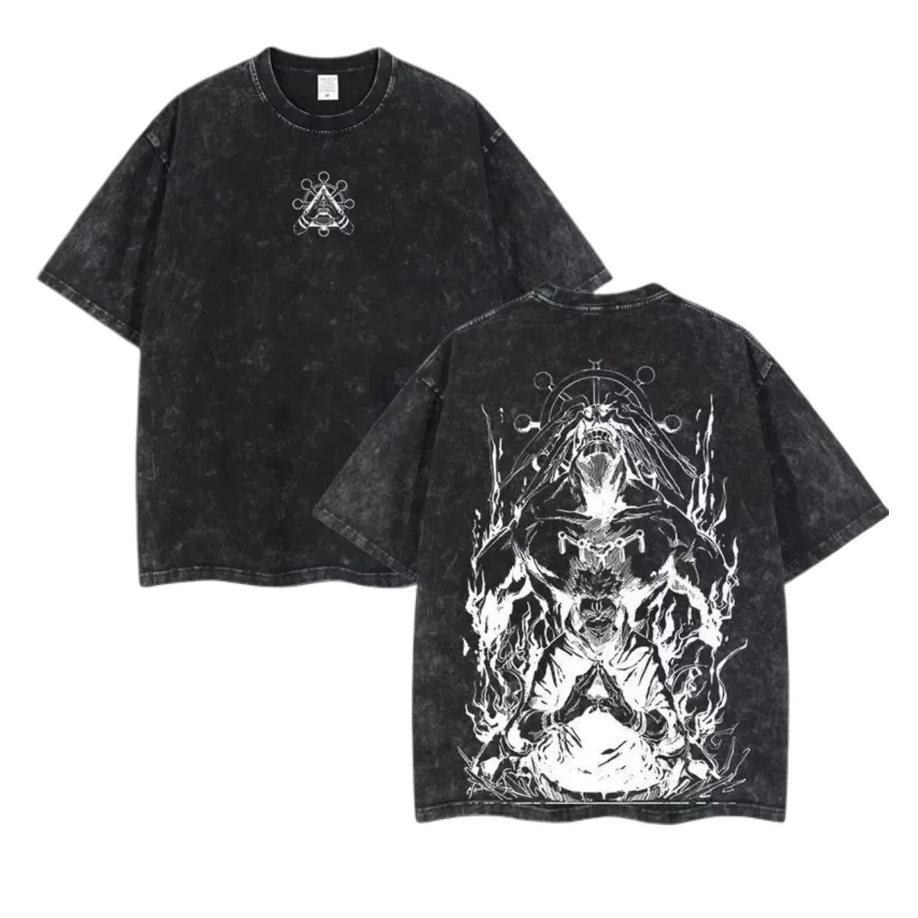 Mahoraga Sukuna T Shirt Jujutsu Kaisen Men Vintage Acid Wash Divine General EightHandled Sword Anime Graphic Tees cotton M
Mahoraga Sukuna T Shirt Jujutsu Kaisen Men Vintage Acid Wash Divine General EightHandled Sword Anime Graphic Tees cotton M