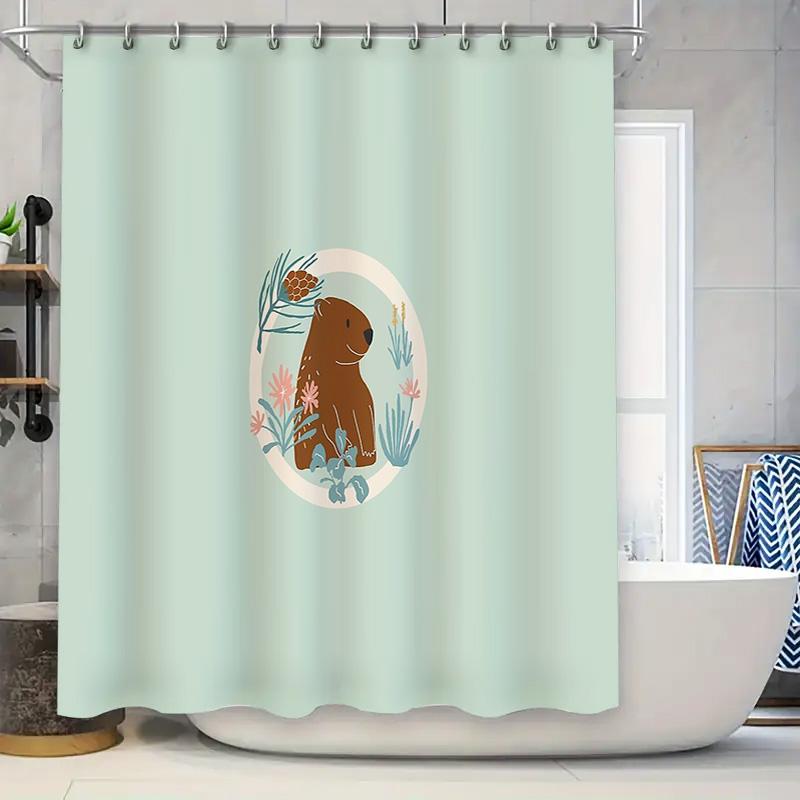 Forest Animal Shower Curtain Woodland Deer Fox Bear Bathroom Decor Nature Theme Waterproof Fabric Home Decor Vintage Rustic Farm W60H190(CM)-1 Pcs
Forest Animal Shower Curtain Woodland Deer Fox Bear Bathroom Decor Nature Theme Waterproof Fabric Home Decor Vintage Rustic Farm W60H190(CM)-1 Pcs