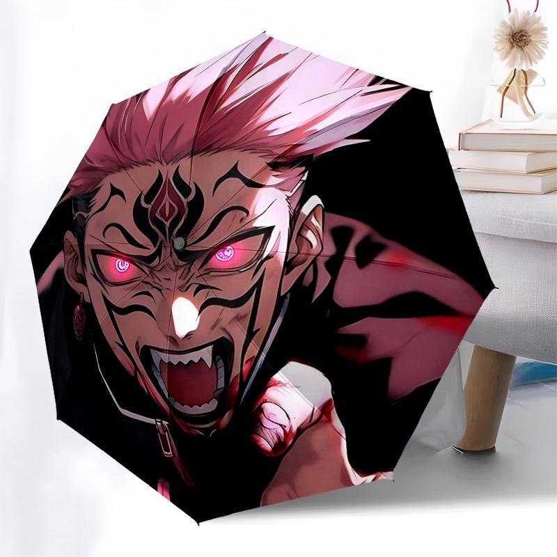1pc Jujutsu Kaisen Satoru Gojo Umbrella - Automatic Opening Folding Design, Outdoor for Fans, Travelers, Daily Use, Festival Gift with Iron Frame (Rai
1pc Jujutsu Kaisen Satoru Gojo Umbrella - Automatic Opening Folding Design, Outdoor for Fans, Travelers, Daily Use, Festival Gift with Iron Frame (Rai
