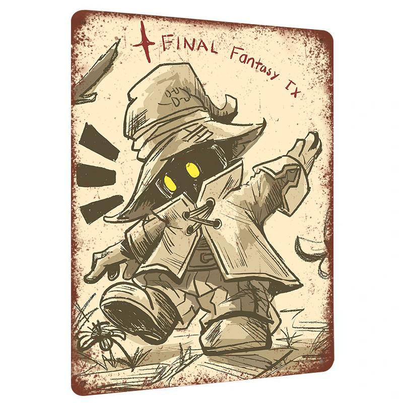 Final Fantasy IX Vivi Orunitia Metal Wall Art Handmade Vintage Decor for Game Room Home Decoration 20x30cm(7.8x11.8inch)
Final Fantasy IX Vivi Orunitia Metal Wall Art Handmade Vintage Decor for Game Room Home Decoration 20x30cm(7.8x11.8inch)