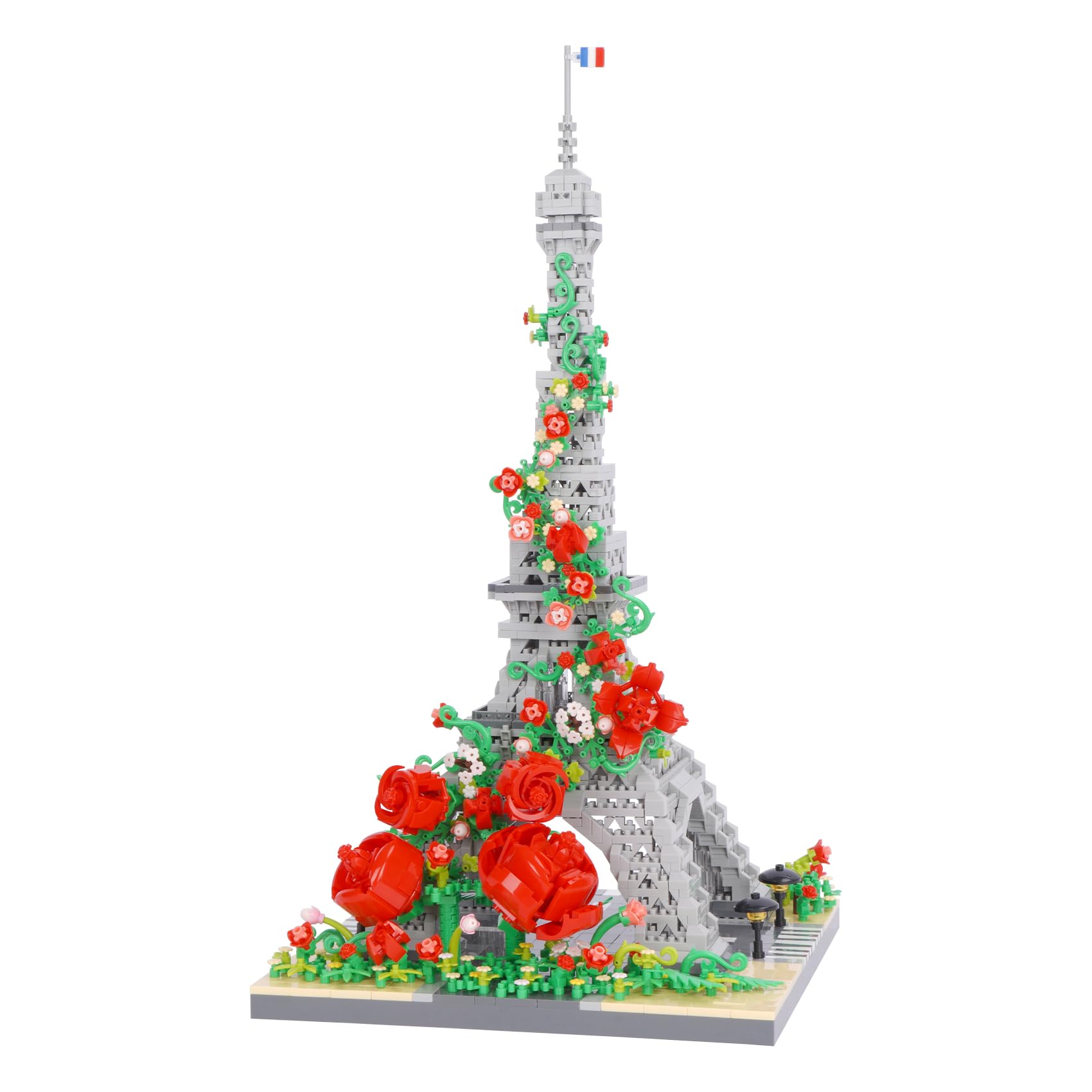 LULUFUN Eiffel Tower Micro Block Building Toy, Flowers, Roses, Paris, Banks of the Seine, Building Set, Eiffel Tower, Tourist Attraction, World
LULUFUN Eiffel Tower Micro Block Building Toy, Flowers, Roses, Paris, Banks of the Seine, Building Set, Eiffel Tower, Tourist Attraction, World