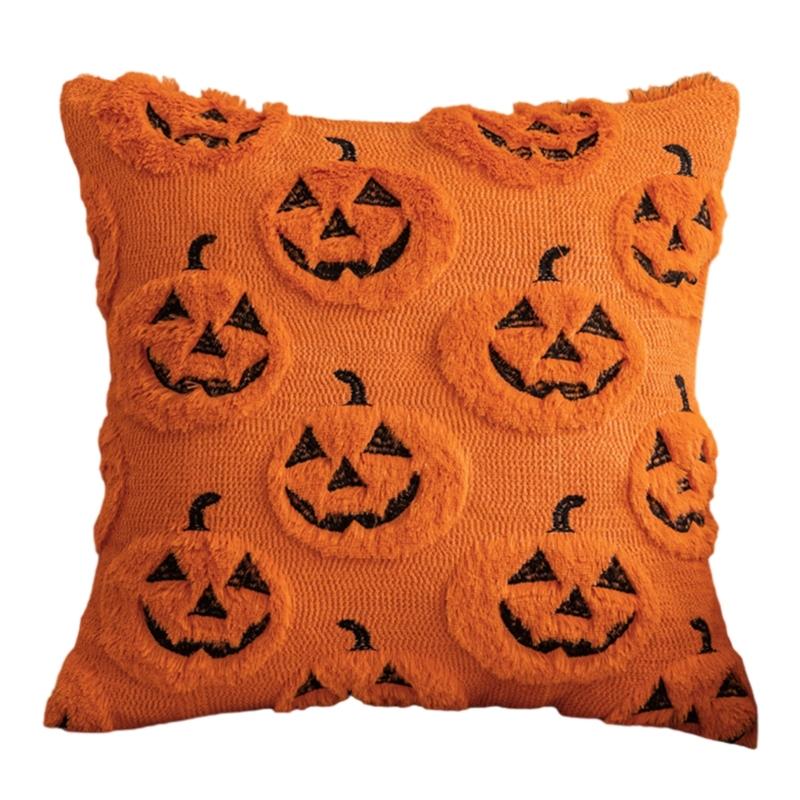 Spooky Themed Plush Pillow Cover Nursery Bedroom Decors Ghostly Pattern Throw Pillowcase for Sofa Couch Halloween Accessory 450*450mm
Spooky Themed Plush Pillow Cover Nursery Bedroom Decors Ghostly Pattern Throw Pillowcase for Sofa Couch Halloween Accessory 450*450mm