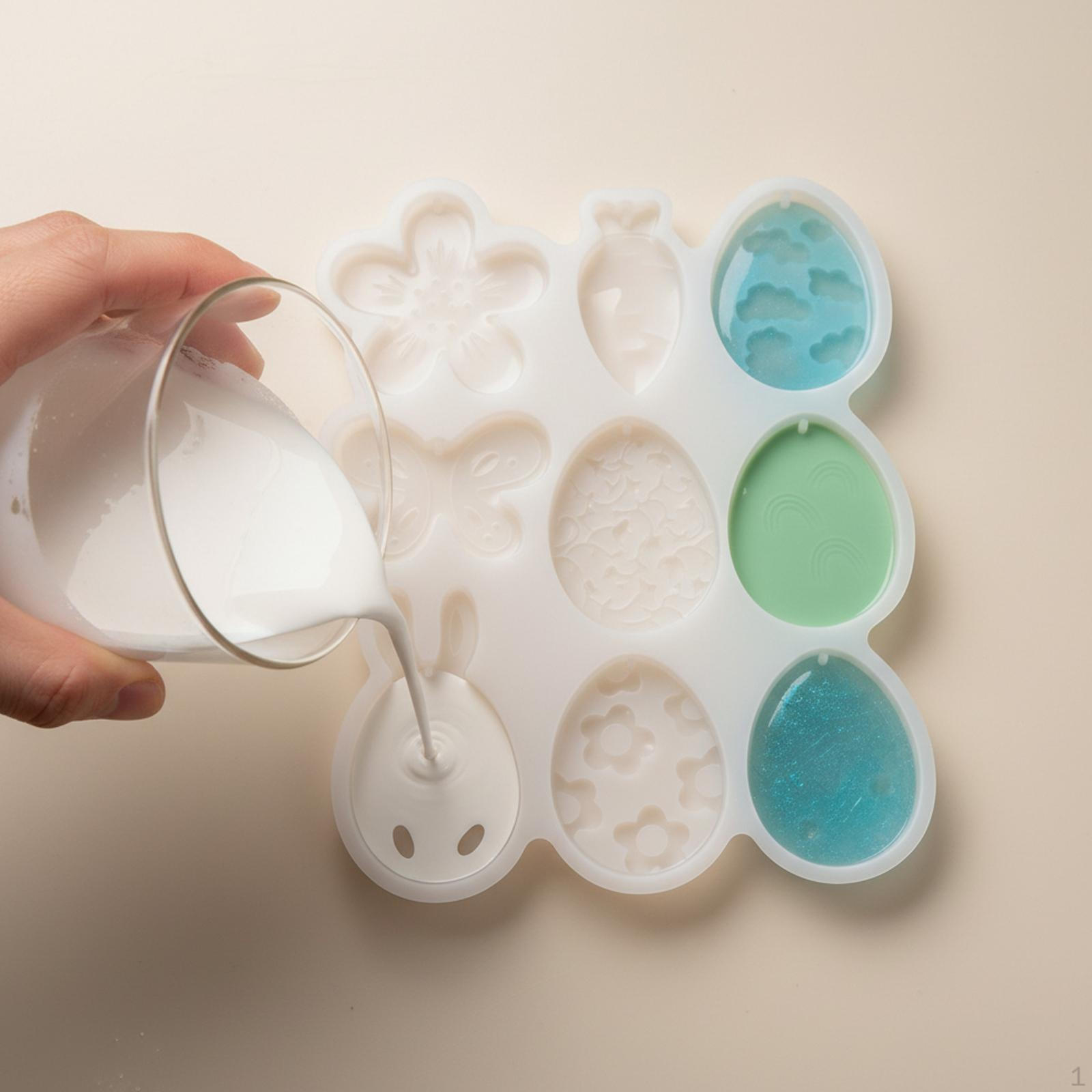 Easter Egg Bunny Silicone Casting, Easy to Clean, Candle Soap Making Tools for DIY Handmade Hanging
Easter Egg Bunny Silicone Casting, Easy to Clean, Candle Soap Making Tools for DIY Handmade Hanging