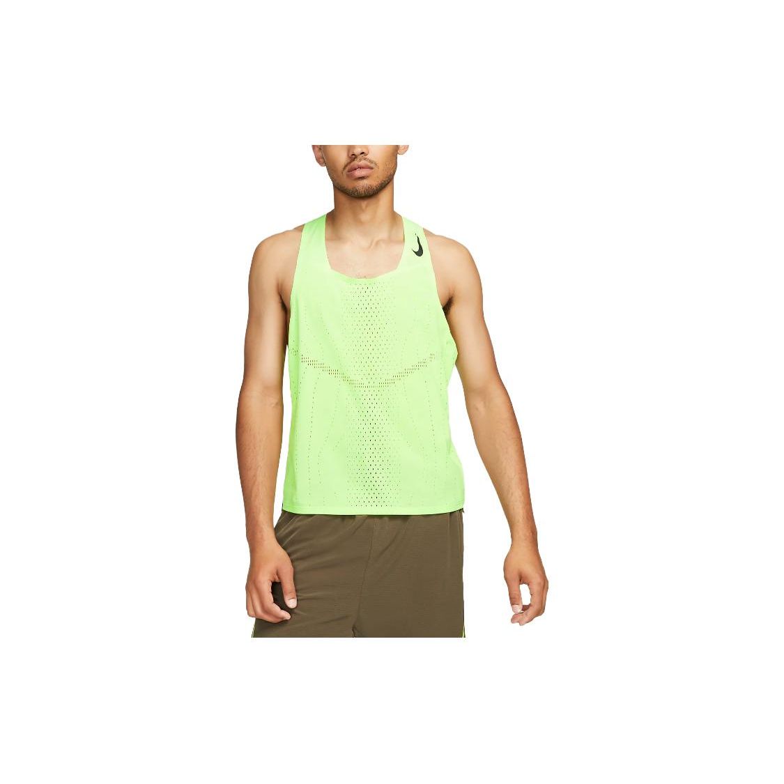 Nike Dri-FIT ADV AeroSwift Solid Logo Print Sleeveless Tank Top Men Tops Fluorescent-Green DM4624-358
Nike Dri-FIT ADV AeroSwift Solid Logo Print Sleeveless Tank Top Men Tops Fluorescent-Green DM4624-358