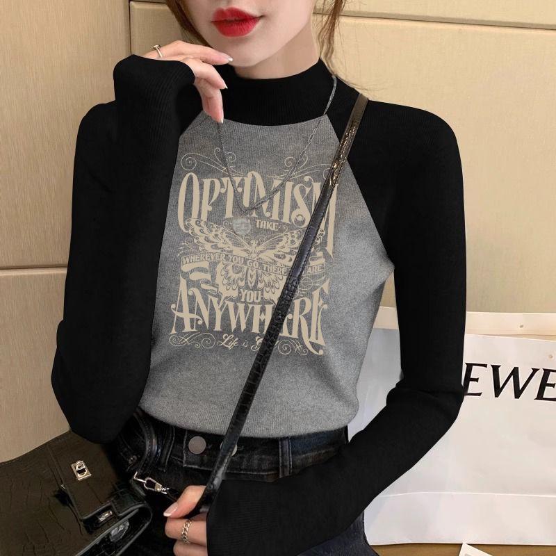 Women s Slimming Raglan Color Block Velvet Turtleneck Long Sleeve T-Shirt 3XL (145-160 lbs)
Women s Slimming Raglan Color Block Velvet Turtleneck Long Sleeve T-Shirt 3XL (145-160 lbs)