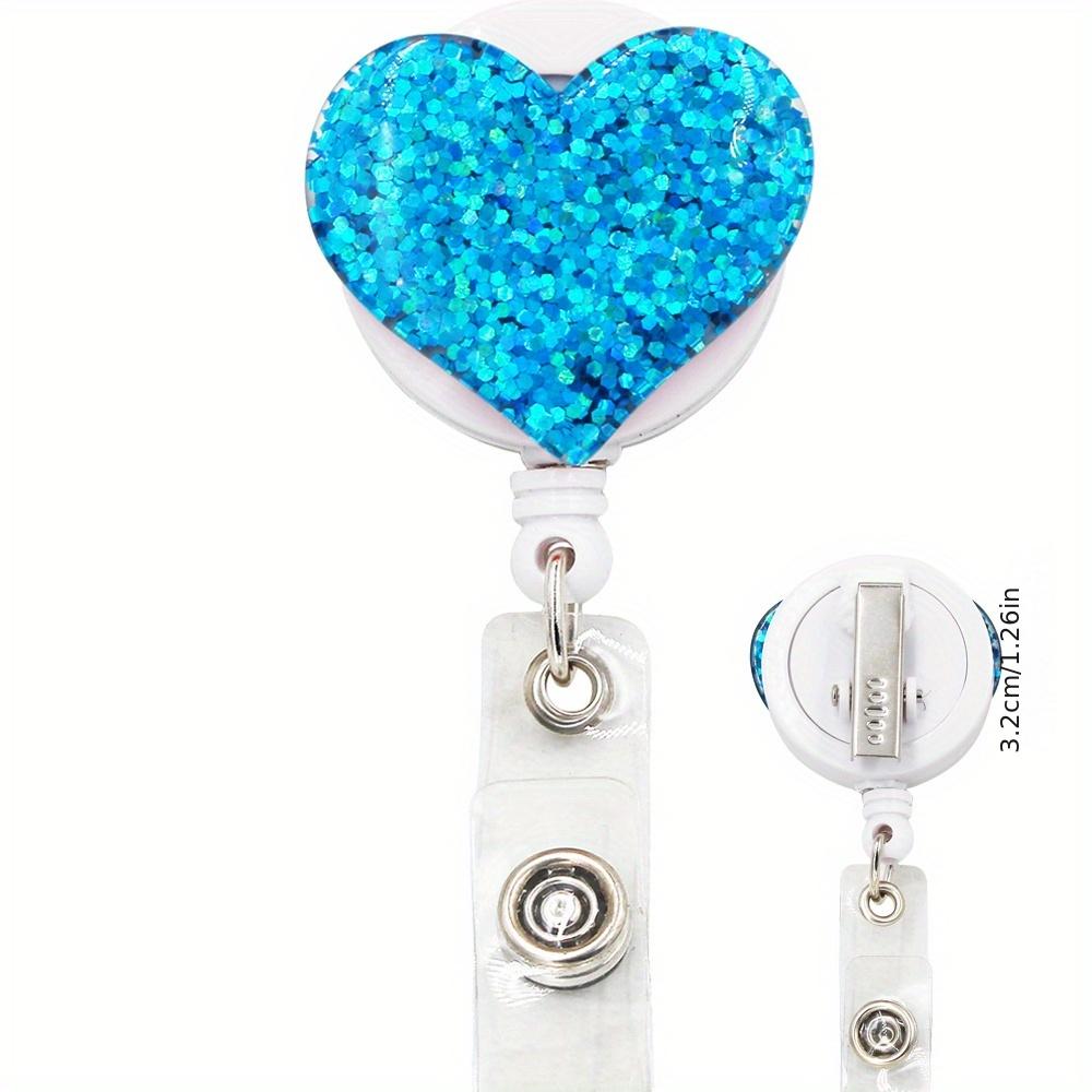 1 PC Bling Love Heart Retractable Badge Holder Badge Clips for Nurse ID Badge Reel with Alligator Clip синій
1 PC Bling Love Heart Retractable Badge Holder Badge Clips for Nurse ID Badge Reel with Alligator Clip синій